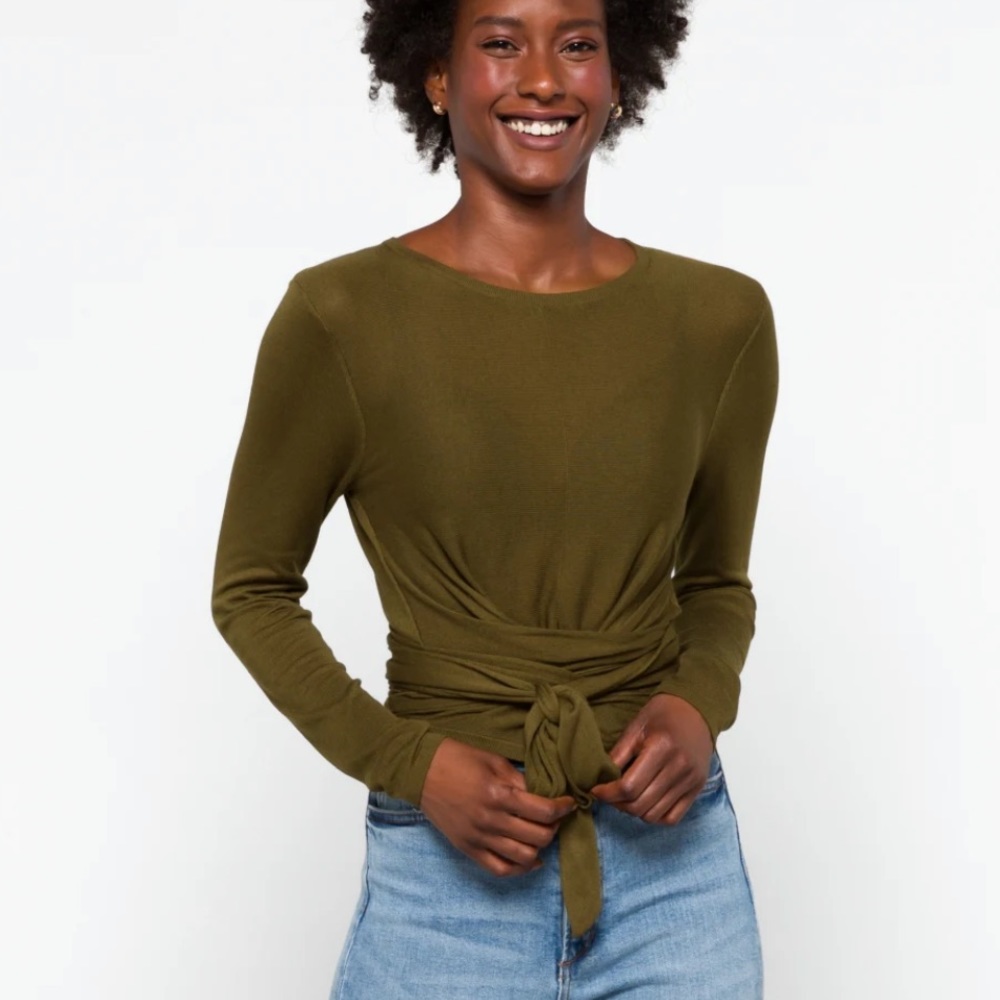 Modern Citizen Wrap Sweater Top